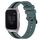 Per cinturino in silicone bicolore verticale da 20 mm Garmin Venu SQ (verde + nero) Per cinturino in silicone bicolore verticale da 20 mm Garmin Venu SQ (verde + nero)