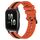Per Garmin Forerunner Sq2 Cinturino in silicone bicolore verticale da 20 mm (arancione + nero) Per Garmin Forerunner Sq2 Cinturino in silicone bicolore verticale da 20 mm (arancione + nero)