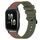 Per cinturino in silicone bicolore verticale da 20 mm Garmin Forerunner Sq2 (verde militare + rosso) Per cinturino in silicone bicolore verticale da 20 mm Garmin Forerunner Sq2 (verde militare + rosso)