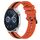 Per Huawei Watch GT3 42mm 20mm Cinturino in silicone bicolore verticale (arancione + nero) Per Huawei Watch GT3 42mm 20mm Cinturino in silicone bicolore verticale (arancione + nero)