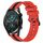 Per Huawei Watch GT2 42mm 20mm Cinturino in silicone bicolore verticale (rosso + nero) Per Huawei Watch GT2 42mm 20mm Cinturino in silicone bicolore verticale (rosso + nero)