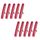 MK-224 10 pezzi 12-24 V rimorchio per camion 9 LED luce laterale luce di coda luce di segnalazione (rosso)