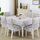 Fodera antiscivolo per tavolo da pranzo/sedia per la casa, dimensioni: 1 fodera per sedia + 1 fodera posteriore (fiore nello specchio grigio) Fodera antiscivolo per tavolo da pranzo/sedia per la casa, dimensioni: 1 fodera per sedia + 1 fodera posteriore (fiore nello specchio grigio)