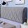 Fodera protettiva in tessuto spesso trapuntato anticollisione all-inclusive per comodino, dimensioni: 60x150 cm (grigio velluto olandese)