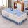 Tovaglia rettangolare in pizzo di tessuto semplice, dimensioni: 60x130 cm (blu velluto italiano) Tovaglia rettangolare in pizzo di tessuto semplice, dimensioni: 60x130 cm (blu velluto italiano)