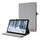 Per Nokia T21 Custodia per tablet in pelle e tessuto con funzione Wake-up/Sleep (grigio) Per Nokia T21 Custodia per tablet in pelle e tessuto con funzione Wake-up/Sleep (grigio)