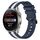 Per Huawei Watch 3 Pro Nuovo cinturino in silicone bicolore verticale da 22 mm (blu + bianco) Per Huawei Watch 3 Pro Nuovo cinturino in silicone bicolore verticale da 22 mm (blu + bianco)