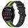 Per Huawei Watch 3 Cinturino in silicone bicolore verticale da 22 mm (nero + verde lime) Per Huawei Watch 3 Cinturino in silicone bicolore verticale da 22 mm (nero + verde lime)