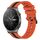Per cinturino in silicone bicolore verticale da 22 mm per Huawei GT2 Pro (arancione + nero) Per cinturino in silicone bicolore verticale da 22 mm per Huawei GT2 Pro (arancione + nero)