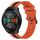 Per Huawei Watch GT 2E 22mm Cinturino in silicone bicolore verticale (arancione + nero) Per Huawei Watch GT 2E 22mm Cinturino in silicone bicolore verticale (arancione + nero)
