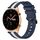 For Honor Watch GS 3 22mm Cinturino in silicone bicolore verticale (blu + bianco) For Honor Watch GS 3 22mm Cinturino in silicone bicolore verticale (blu + bianco)