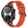 For Honor Watch Dream 22mm Cinturino in silicone bicolore verticale (arancione + nero) For Honor Watch Dream 22mm Cinturino in silicone bicolore verticale (arancione + nero)