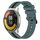 Per Xiaomi MI Watch Color 2 22mm Cinturino in silicone bicolore verticale (verde + nero) Per Xiaomi MI Watch Color 2 22mm Cinturino in silicone bicolore verticale (verde + nero)