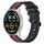 Per Xiaomi MI Watch Sport Cinturino in silicone bicolore verticale da 22 mm (nero + rosso) Per Xiaomi MI Watch Sport Cinturino in silicone bicolore verticale da 22 mm (nero + rosso)