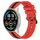 Per Xiaomi MI Watch Sport Cinturino in silicone bicolore verticale da 22 mm (rosso + nero) Per Xiaomi MI Watch Sport Cinturino in silicone bicolore verticale da 22 mm (rosso + nero)