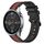Per Xiaomi MI Watch Color 22mm Cinturino in silicone bicolore verticale (nero + rosso) Per Xiaomi MI Watch Color 22mm Cinturino in silicone bicolore verticale (nero + rosso)