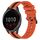 Per cinturino in silicone bicolore verticale da 22 mm Garmin Vivoactive 4 (arancione + nero) Per cinturino in silicone bicolore verticale da 22 mm Garmin Vivoactive 4 (arancione + nero)