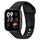 Per Redmi Watch 3 Cinturino in silicone tinta unita tipo loop (nero)