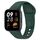 Per Redmi Watch 3 cinturino in silicone tinta unita tipo loop (verde scuro) Per Redmi Watch 3 cinturino in silicone tinta unita tipo loop (verde scuro)