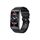 E600 Schermo a colori da 1,47 pollici Smart Watch Supporto per cinturino in silicone Monitoraggio della frequenza cardiaca / Monitoraggio della pressione sanguigna (nero)