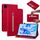Custodia per tablet in pelle con cerniera tinta unita per Huawei MatePad Pro 11 2022 (rosso) Custodia per tablet in pelle con cerniera tinta unita per Huawei MatePad Pro 11 2022 (rosso)