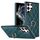 Per Samsung Galaxy S22 Ultra 5G Custodia in pelle PU romboidale con supporto ad anello (verde) Per Samsung Galaxy S22 Ultra 5G Custodia in pelle PU romboidale con supporto ad anello (verde)