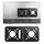 Monitor del computer Staffa di connessione VESA Router Tablet Staffa fissa (nero)