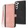 Per Samsung Galaxy S23 + 5G Custodia per telefono in pelle con cinturino a doppia piega con fibbia laterale (rosa) Per Samsung Galaxy S23 + 5G Custodia per telefono in pelle con cinturino a doppia piega con fibbia laterale (rosa)