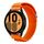 Cinturino per orologio universale in nylon da 20 mm (arancione)