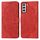 Per Samsung Galaxy S23 + 5G Custodia per cellulare in pelle con motivo mandala in rilievo (rosso) Per Samsung Galaxy S23 + 5G Custodia per cellulare in pelle con motivo mandala in rilievo (rosso)