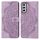 Per Samsung Galaxy S23 + 5G Custodia per cellulare in pelle con motivo mandala in rilievo (viola) Per Samsung Galaxy S23 + 5G Custodia per cellulare in pelle con motivo mandala in rilievo (viola)