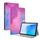 Per Huawei MatePad SE Custodia per tablet in pelle con motivo ad acquerello (viola rosso) Per Huawei MatePad SE Custodia per tablet in pelle con motivo ad acquerello (viola rosso)
