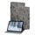 Per Nokia T21 Custodia per tablet in pelle con motivo a tigre (grigio)