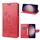 Per Samsung Galaxy S23 5G Custodia per cellulare in pelle con motivo floreale a farfalla (rosso) Per Samsung Galaxy S23 5G Custodia per cellulare in pelle con motivo floreale a farfalla (rosso)
