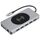 Docking station di tipo C 14 in 1 con ricarica wireless (porta di rete 1000M)