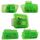 2 set di accessori per l'interruttore dello sterzo del clacson del faro del motociclo (5 in 1 verde) 2 set di accessori per l'interruttore dello sterzo del clacson del faro del motociclo (5 in 1 verde)