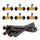 Per Toyota Tacoma TRD 2016-2019 6 in 1 Car LED Griglia anteriore Spie luminose, luci di marcia diurna e luci larghe