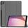 Per Lenovo Tab M8 4a generazione / TB-300FU Custer Custodia per tablet in pelle con supporto a 3 pieghe in puro colore (grigio) Per Lenovo Tab M8 4a generazione / TB-300FU Custer Custodia per tablet in pelle con supporto a 3 pieghe in puro colore (grigio)