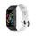 Cinturino per orologio in silicone tinta unita per Honor Band 7 (bianco)