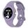 Per cinturino integrato in silicone con texture in pelle per orologio Google Pixel (viola) Per cinturino integrato in silicone con texture in pelle per orologio Google Pixel (viola)