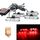 4 in 1 Car 12LEDs Grille Flash Lights Spie luminose con telecomando wireless, colore: rosso 4 in 1 Car 12LEDs Grille Flash Lights Spie luminose con telecomando wireless, colore: rosso