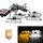 4 in 1 Car 12LEDs Grille Flash Lights Spie luminose con telecomando wireless, colore: giallo bianco
