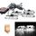 4 in 1 Car 12LEDs Grille Flash Lights Spie luminose con telecomando wireless, colore: bianco