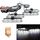 4 in 1 Car 16LEDs Grille Flash Lights Spie luminose con telecomando wireless (bianco)