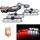 4 in 1 Car 16LEDs Grille Flash Lights Spie luminose con telecomando wireless (bianco rosso)