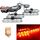 4 in 1 Car 16LEDs Grille Flash Lights Spie luminose con telecomando wireless (rosso)
