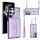 Per Samsung Galaxy S22 Ultra 5G Custodia per telefono in pelle con slot per schede RFID con cordino lungo (viola) Per Samsung Galaxy S22 Ultra 5G Custodia per telefono in pelle con slot per schede RFID con cordino lungo (viola)