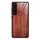 Per Samsung Galaxy S23 + 5G Custodia per telefono in vetro con venature del legno (caffè) Per Samsung Galaxy S23 + 5G Custodia per telefono in vetro con venature del legno (caffè)
