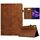 Per Lenovo Tab M10 / M10 Plus FHD X606F Custodia per tablet in pelle goffrata con rombo (marrone) Per Lenovo Tab M10 / M10 Plus FHD X606F Custodia per tablet in pelle goffrata con rombo (marrone)