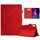 Per Lenovo Tab P11 / J606F Custodia per tablet in pelle goffrata con rombo (rosso) Per Lenovo Tab P11 / J606F Custodia per tablet in pelle goffrata con rombo (rosso)